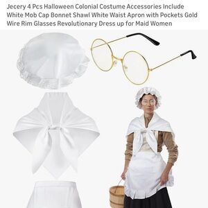 Colonial Costume Accessories Set - Halloween Accessories